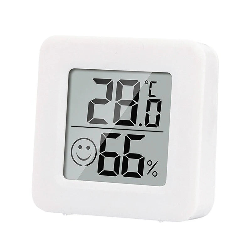 LCD Desktop Alarm Clock Transparent Calendar Weather and Digital Temperature and Humidity Display Home Appliance Smart Life