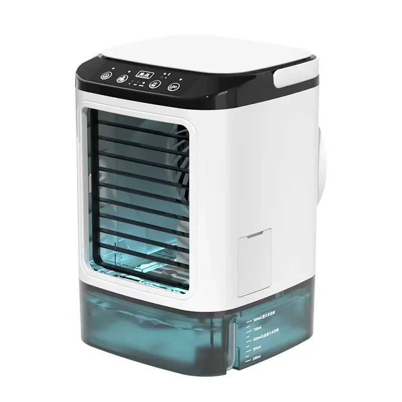 HOMEFISH Small Home-use Quiet Desktop Humidifier Cold Fan Spray Refrigeration Portable USB Electric Fan