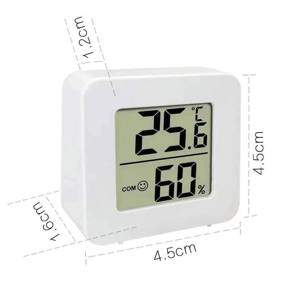 LCD Desktop Alarm Clock Transparent Calendar Weather and Digital Temperature and Humidity Display Home Appliance Smart Life